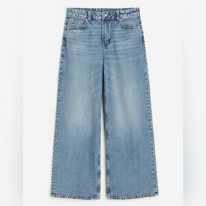 DIVIDED by H&M Wide-Leg High Rise Denim Jeans. Size 8 (EUR 40).